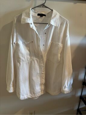 Forever 21 Corduroy Button-Up Shirt Jacket